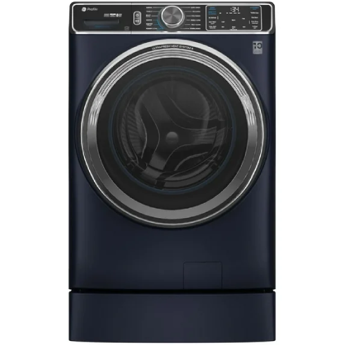 Ge Profile Pfw870s 28" Wide 5.3 Cu. Ft. Front Loading Washing Machine - Blue